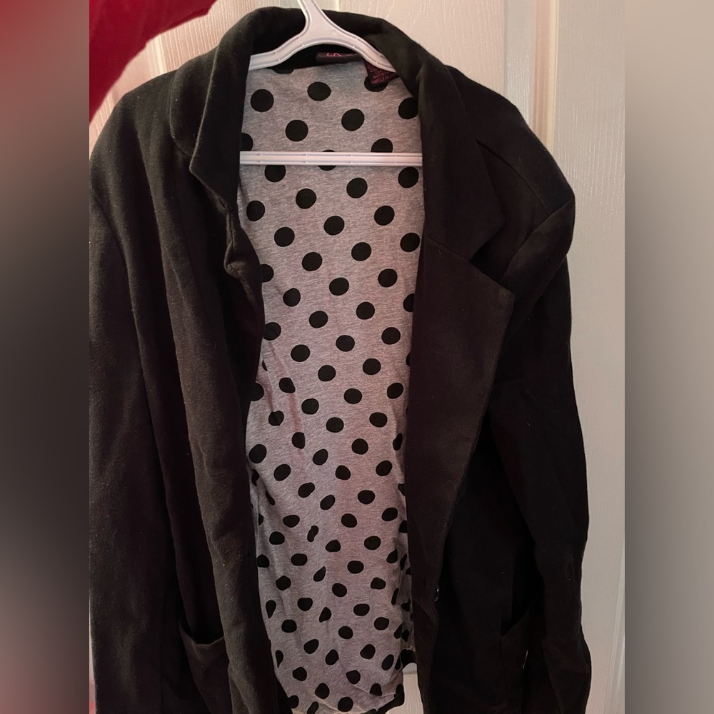 Black Material Girl blazer